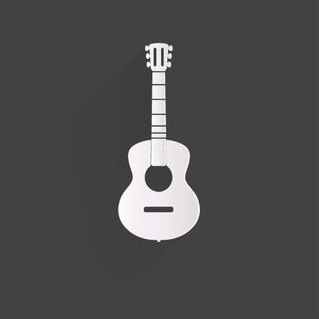 Guitar icon. Music backgrondのイラスト素材