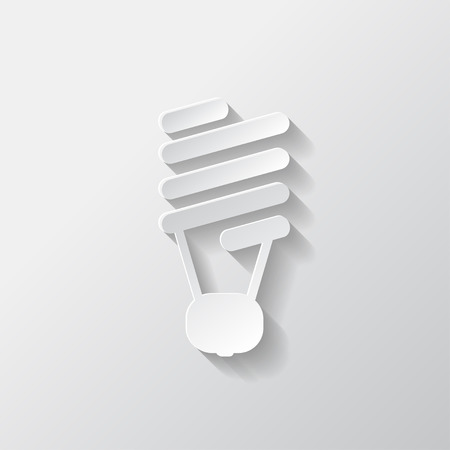Energy saving light bulbのイラスト素材