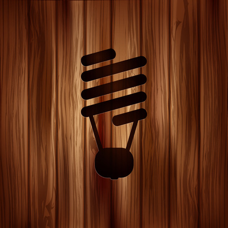 Energy saving light bulbのイラスト素材