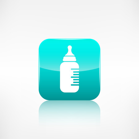 baby pacifier bottle iconのイラスト素材