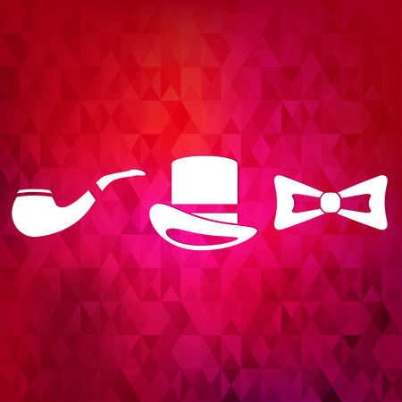 Triangle retro hipster background.のイラスト素材