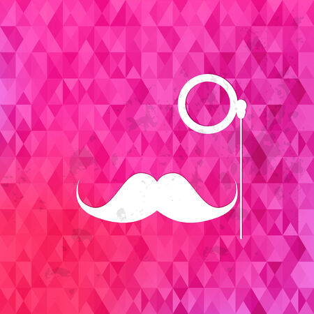 Triangle retro hipster background.のイラスト素材