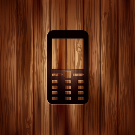 Mobile phone iconのイラスト素材