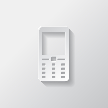 Mobile phone iconのイラスト素材