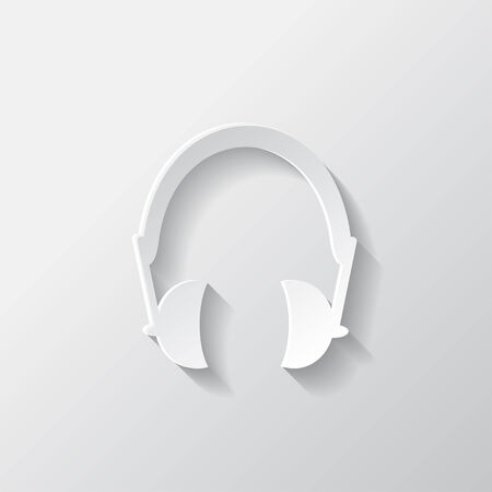Headphones icon. Musical accessory.のイラスト素材