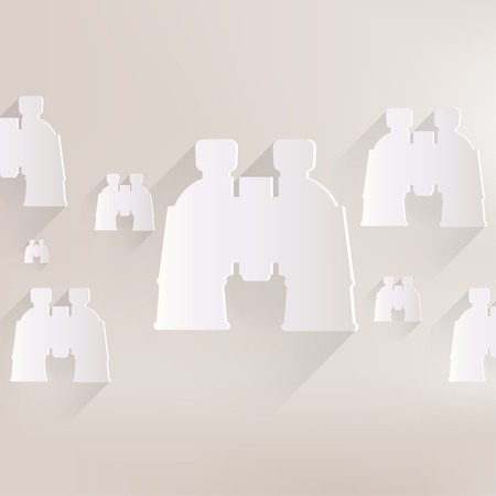 Binocular Icon Symbolのイラスト素材
