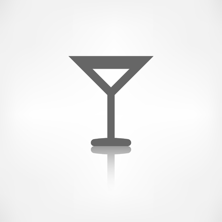 Wine glass web iconのイラスト素材