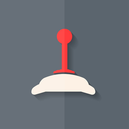 Joystick web icon. Flat design.のイラスト素材