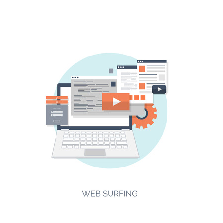 Vector illustration. Flat computing background. Programming,coding. Web development and search. SEO. Innovation, technologies. Mobile app. Development, optimization.のイラスト素材
