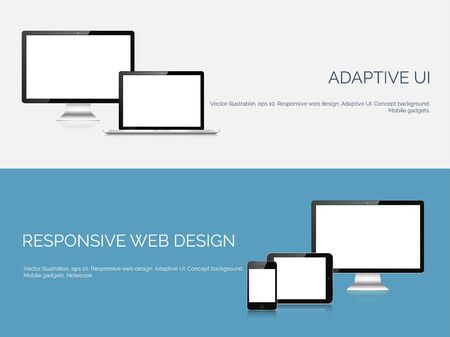 Vector illustration. Flat computing background. Programming,coding. Web development and search. SEO. Innovation, technologies. Mobile app. Development, optimization.のイラスト素材