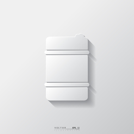 Oil barrel iconのイラスト素材