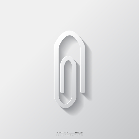 Paper clip iconのイラスト素材