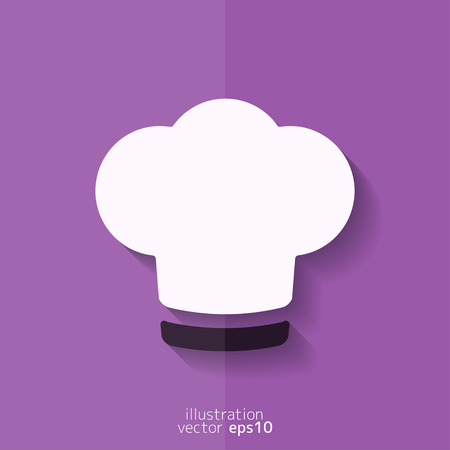 Chef cap icon. Cooking capのイラスト素材