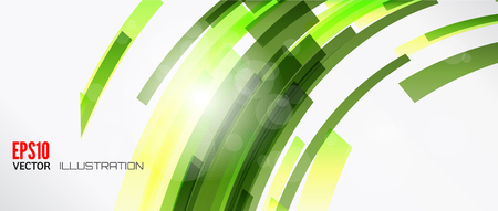 Abstract lines background with colored elements. Banner. Lines, wave.のイラスト素材