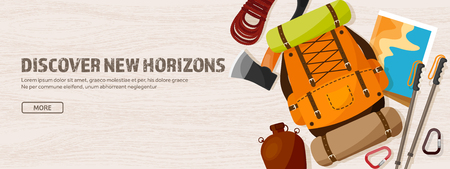 Travel,Hiking Background. Mountain Climbing.International Tourism,Trip to Nature,Around the World Journey.Summer Holidays,Camping.Exploring and Discovering Adventure,Worldwide Trekking Expedition.Mapのイラスト素材