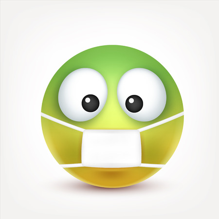 Smiley,emoticon. Yellow face with emotions. Facial expression. 3d realistic emoji. Sad,happy,angry faces.Funny cartoon character.Mood. Web icon. Vector illustration.のイラスト素材