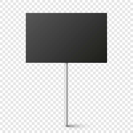 Strike action cardboard placard mockup.のイラスト素材