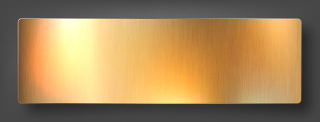 Realistic metal banner. Brushed steel or aluminium plate. Polished metal surface. Old grunge texture...