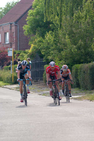 Cycle race in Belgium, Lierde, 18 May 2014, Elite z c  U23, 1 12B, 119 km   Sint-Martens-Lierde Tourのeditorial素材