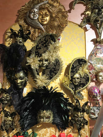 Venise, Italy, carnival window shopの写真素材