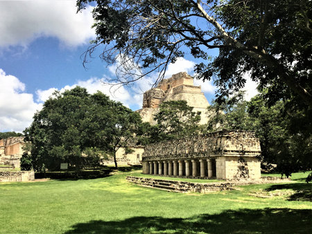 uxmal, mayan ruins, mexico