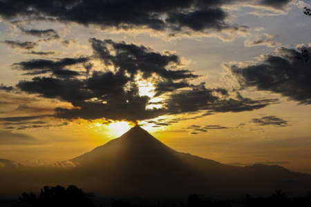 Golden sunriseの写真素材