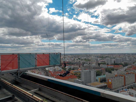 Berlin city viewの写真素材