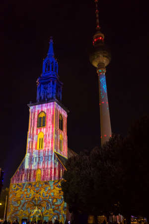Festivl of Lights Berlin Germany 2018のeditorial素材