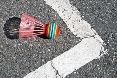 End of tre game,but beautiful colors and effort. Romania, Timisoara,april 2007の写真素材