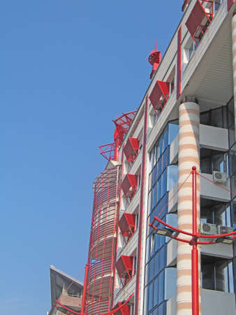 Part of one building from Belgradeの写真素材
