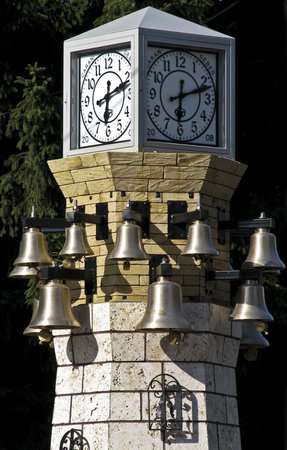 Caransebes, Romania. July 2008. On the street.の写真素材