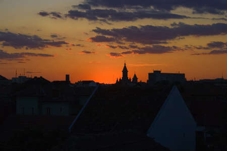 Roofs from my balcony. Timisoara, Romania, 2009の写真素材