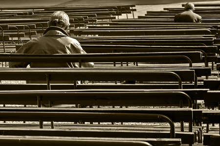 Somewhere  can be anywhere  where old seeking peace の写真素材