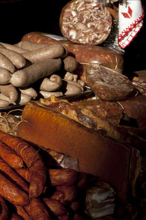 Traditional Romanian food, shall specify in particular for the month of December.の写真素材