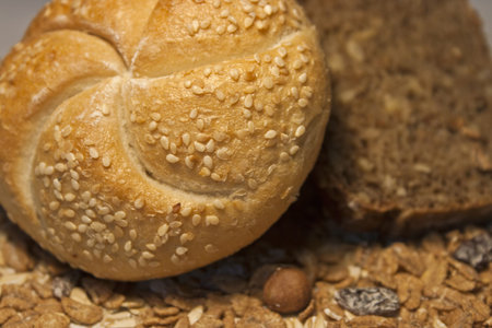 Assortment of freshly baked bread