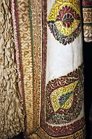 Old traditional Romanian folk costume  Specific Banat, Romania の写真素材
