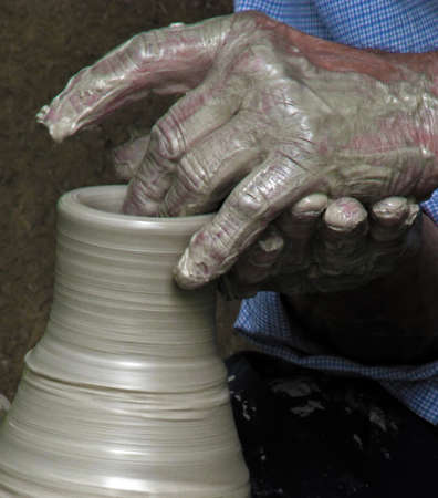Detail about traditional work in ceramic  Timisoara,Romaniaの写真素材