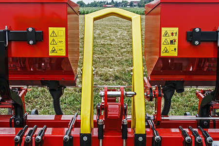 Equipment for agriculture, presented to an agricultural exhibition の写真素材