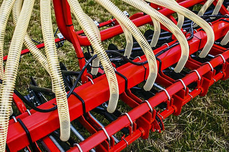 Equipment for agriculture, presented to an agricultural exhibition の写真素材