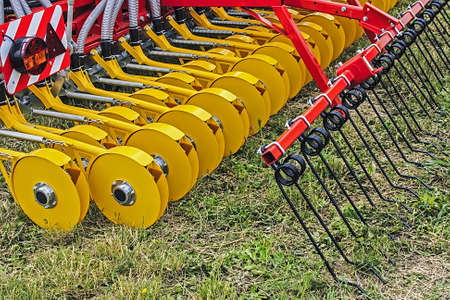 Equipment for agriculture, presented to an agricultural exhibition の写真素材