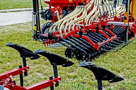 Equipment for agriculture, presented to an agricultural exhibition の写真素材
