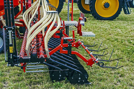 Equipment for agriculture, presented to an agricultural exhibition の写真素材
