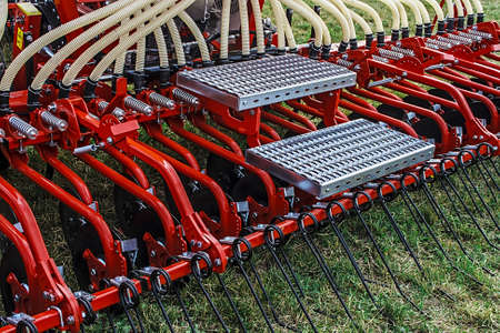 Equipment for agriculture, presented to an agricultural exhibition の写真素材