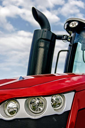 Part of a lighting system for agricultural machinesの写真素材