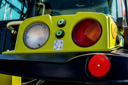 Part of a lighting system for agricultural machinesの写真素材