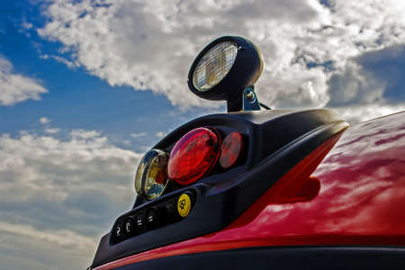 Part of a lighting system for agricultural machinesの写真素材