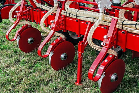 Equipment for agriculture, presented to an agricultural exhibition の写真素材
