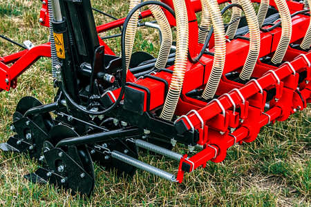 Equipment for agriculture, presented to an agricultural exhibition の写真素材