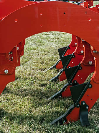 Equipment for agriculture, presented to an agricultural exhibition Detailの写真素材