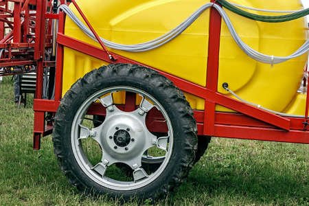Equipment for agriculture, presented to an agricultural exhibition の写真素材